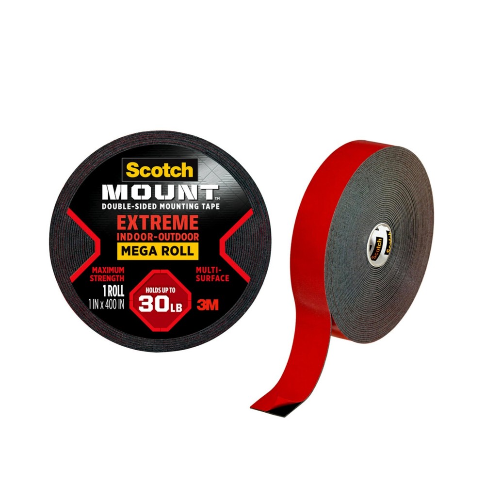 Double Sided Mounting Tape Heavy Duty, Black Extreme Mounting Tape, 1 Roll Ad...