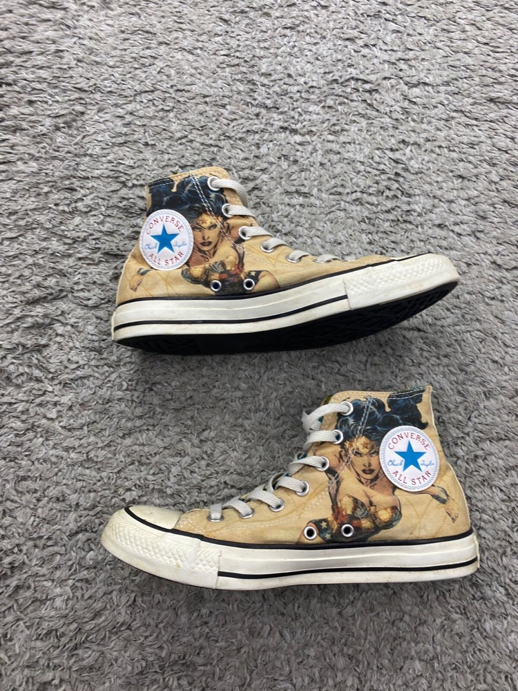 Converse All Star Wonder Woman DC Comics High Top Sneakers Women 8 Men 6 146781C