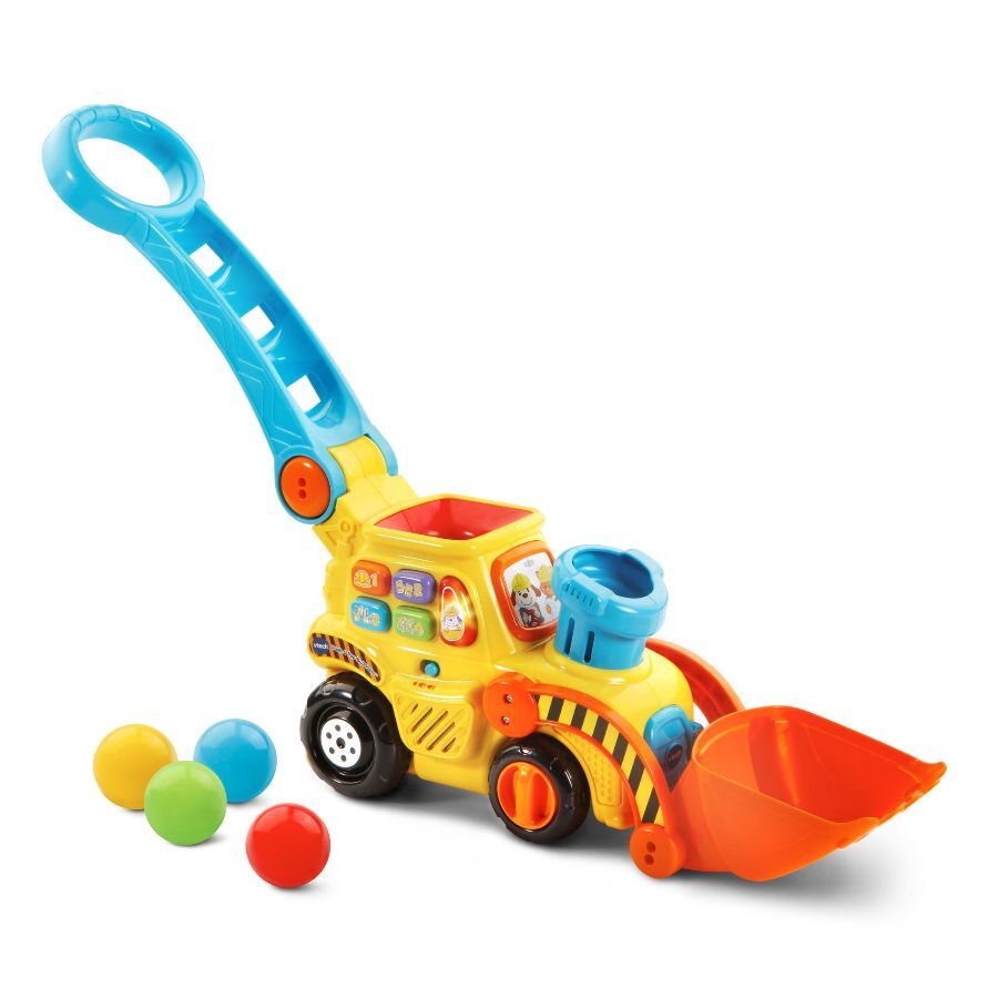 -a-Balls Push &  Bulldozer with Accessories,  and Toddler Toys