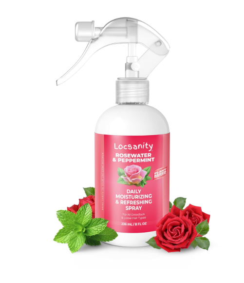 Loc & Dreadlock Moisturizing Rose Water Pepper Spray
