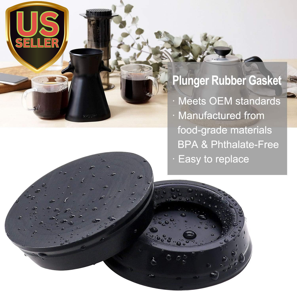 Plunger Rubber Gasket Replacement Part for Aeropress Coffee and Espresso Make...