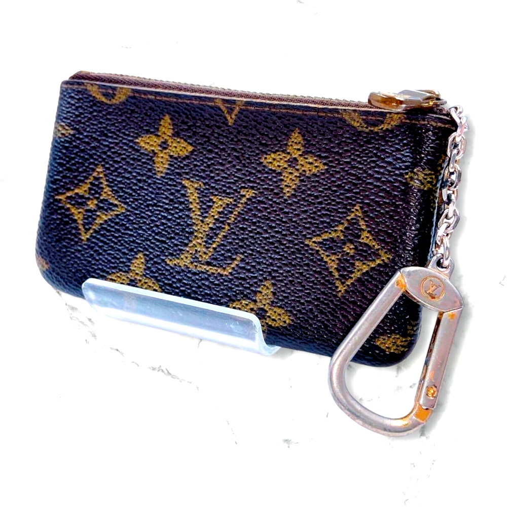LOUIS VUITTON Pochette Cles Coin Key Case Wallet Monogram Brown M62650 No Box