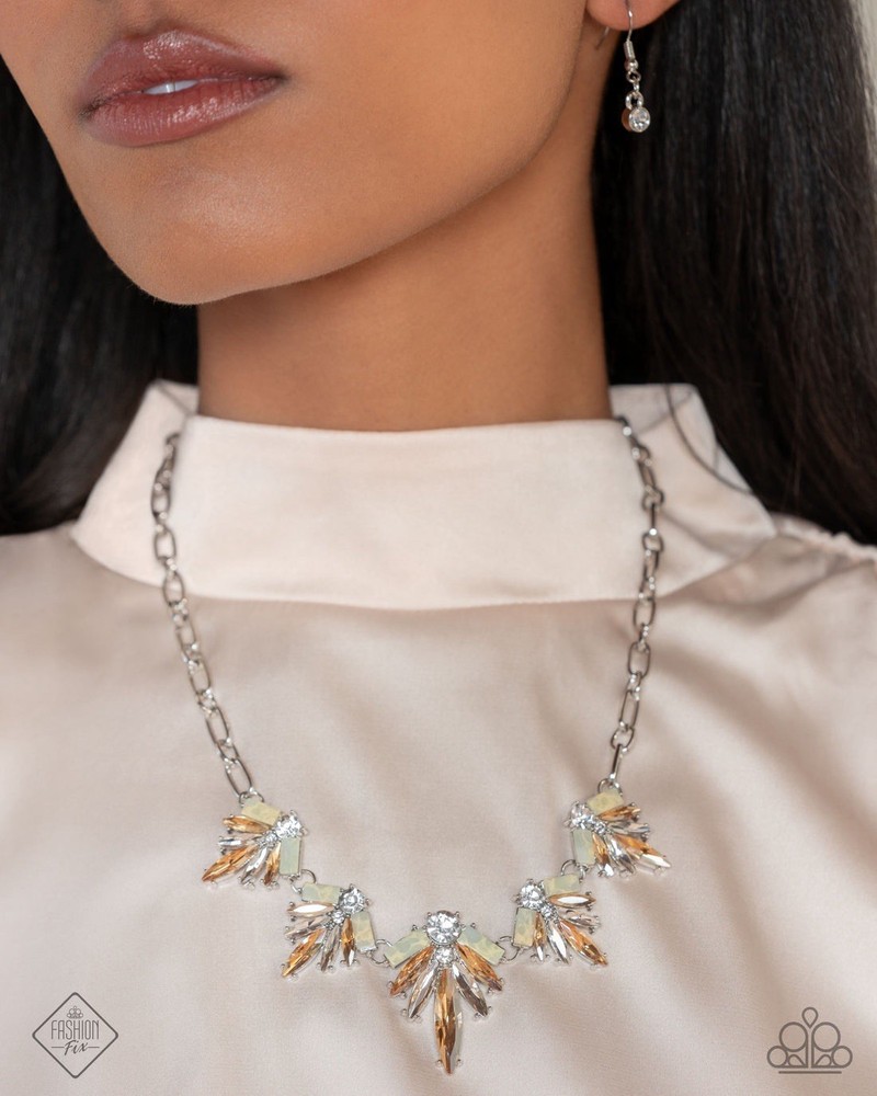 New Paparazzi Jewelry-Supurb Shine Necklace- Multicolor