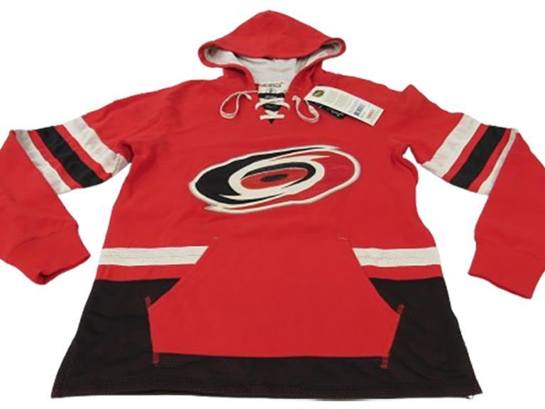 New Carolina Hurricanes Mens Sizes S-L Red CCM Hoodie $85