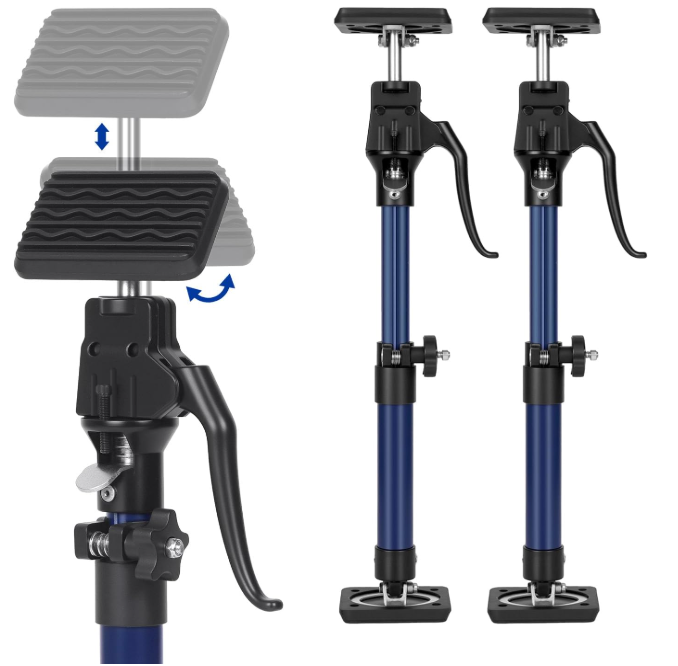 Barras de soporte para gabinetes (15-23 pulgadas): Capacidad de carga de 154LB,