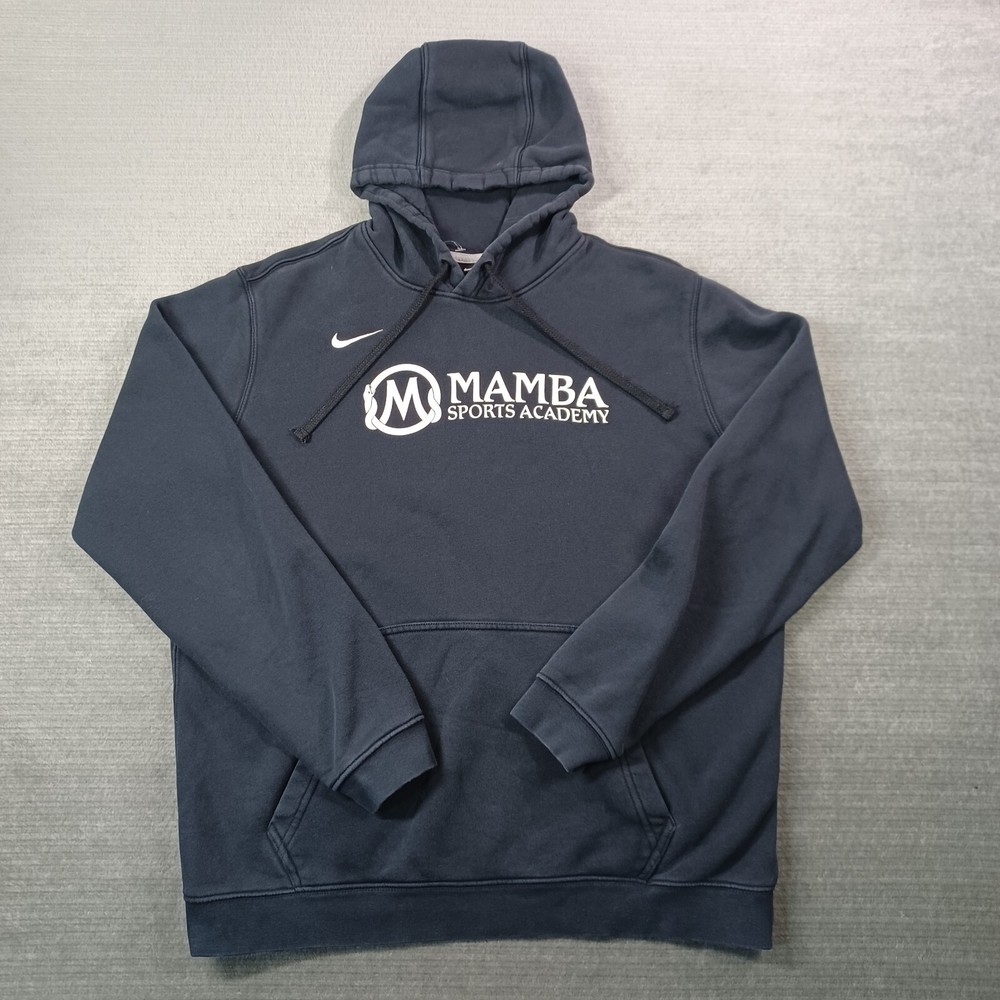 Nike Mamba Academy Hoodie Mens Large Black Casual Lakers Kobe Bryant Stretch