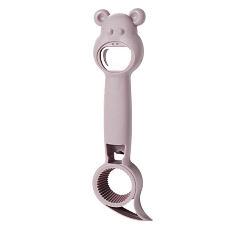 Multifunctional 4-in-1 Bear-Shaped Beverage Bottle Opener  