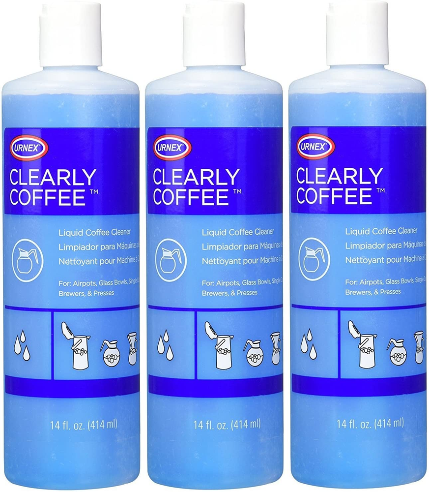 Clearly Coffee Pot Cleaner - 3 Pack - Made in the USA - French Press Liqu