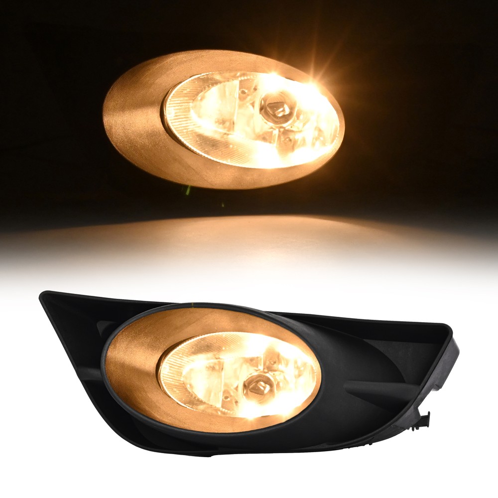 Driver Fog Light W/Bulb & Bezel For Honda Fit 09-11#33951TK6305 Plastic Lens LH