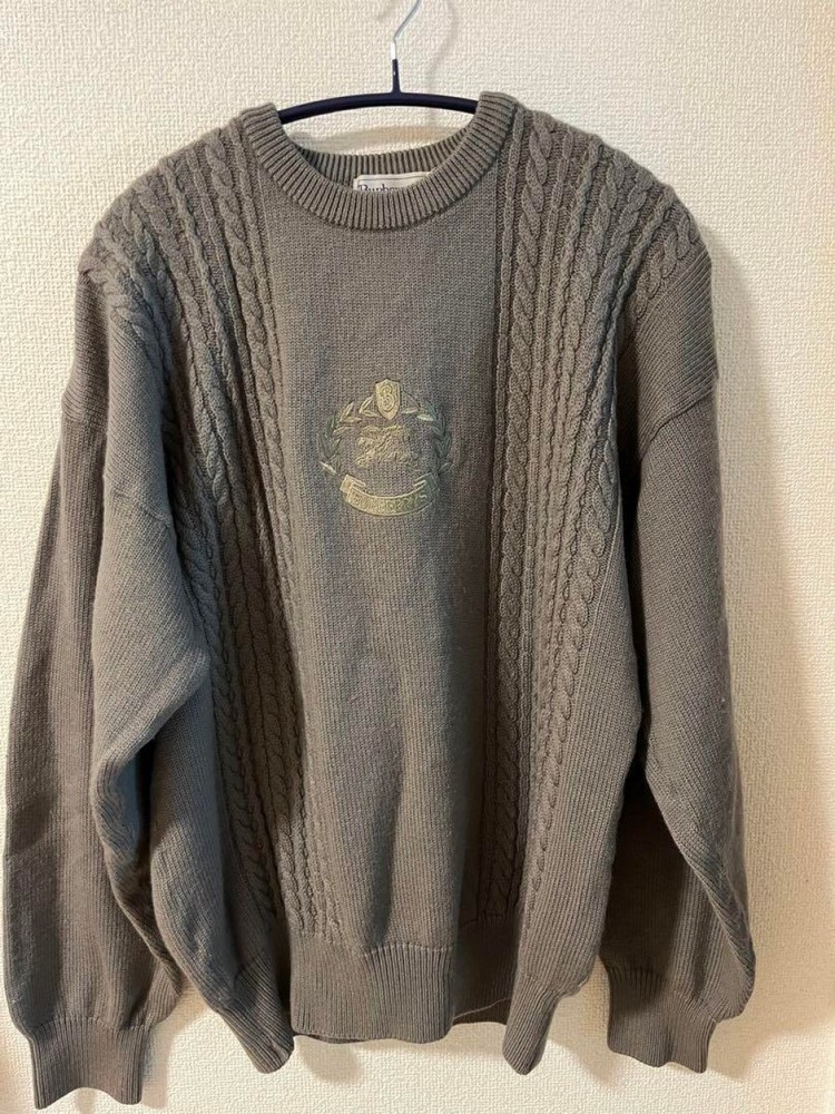 Burberry knit sweater Men's Fashion from Japan