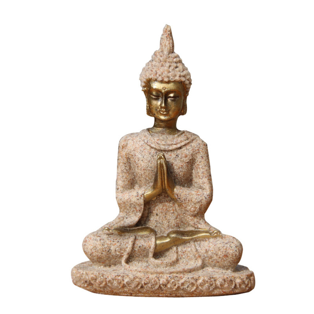 Resin Buddha Ornament Statues for Office and Home Decor Figurines