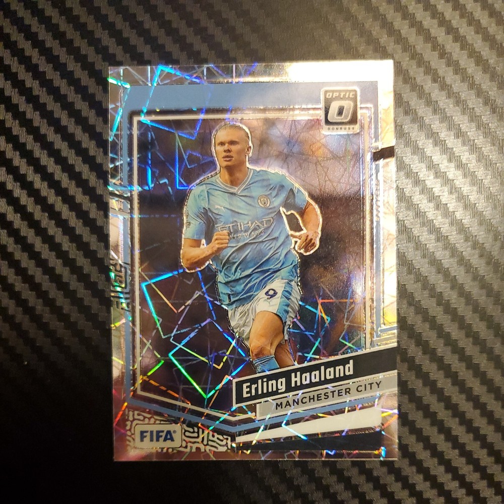 2023-24 Donruss Optic Erling Haaland Velocity Prizm #89