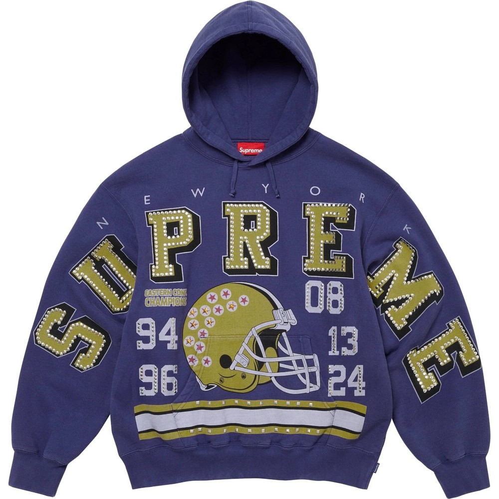 Supreme Champions Studded Hoodie with Edgy Style