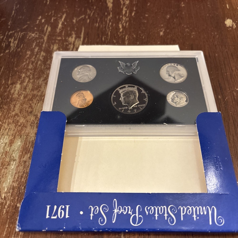 1971 S PROOF Set in Original Box US Mint (5 Coin Set)
