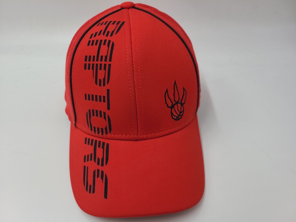 Toronto Raptors Adidas Flex Fitted L-XL Hat Cap TOR Men Women NBA Basketball Red