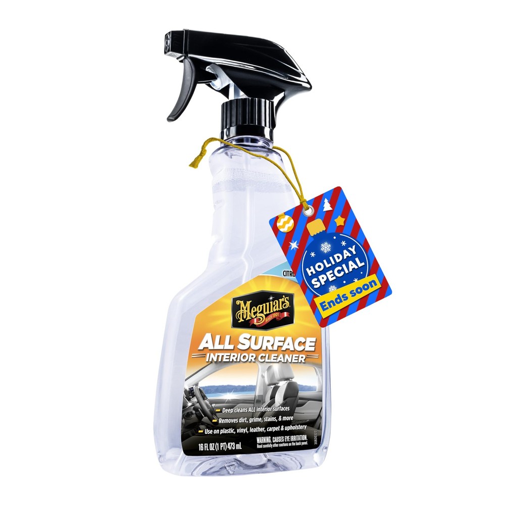 Meguiar's All Surface Interior Cleaner 16 Fl Oz Deep Cleaning with Citrus Scent