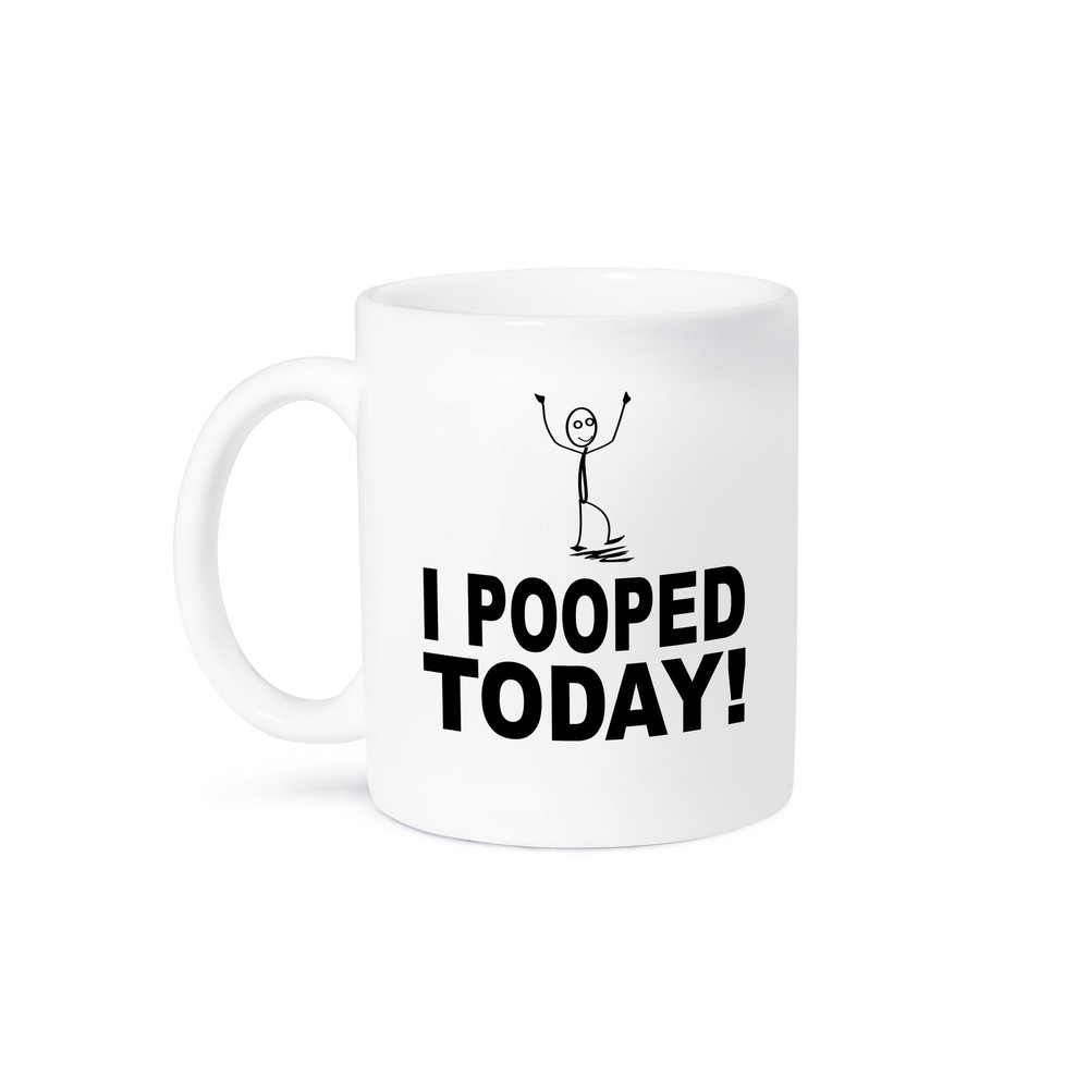 3dRose, I pooped today, Mug
