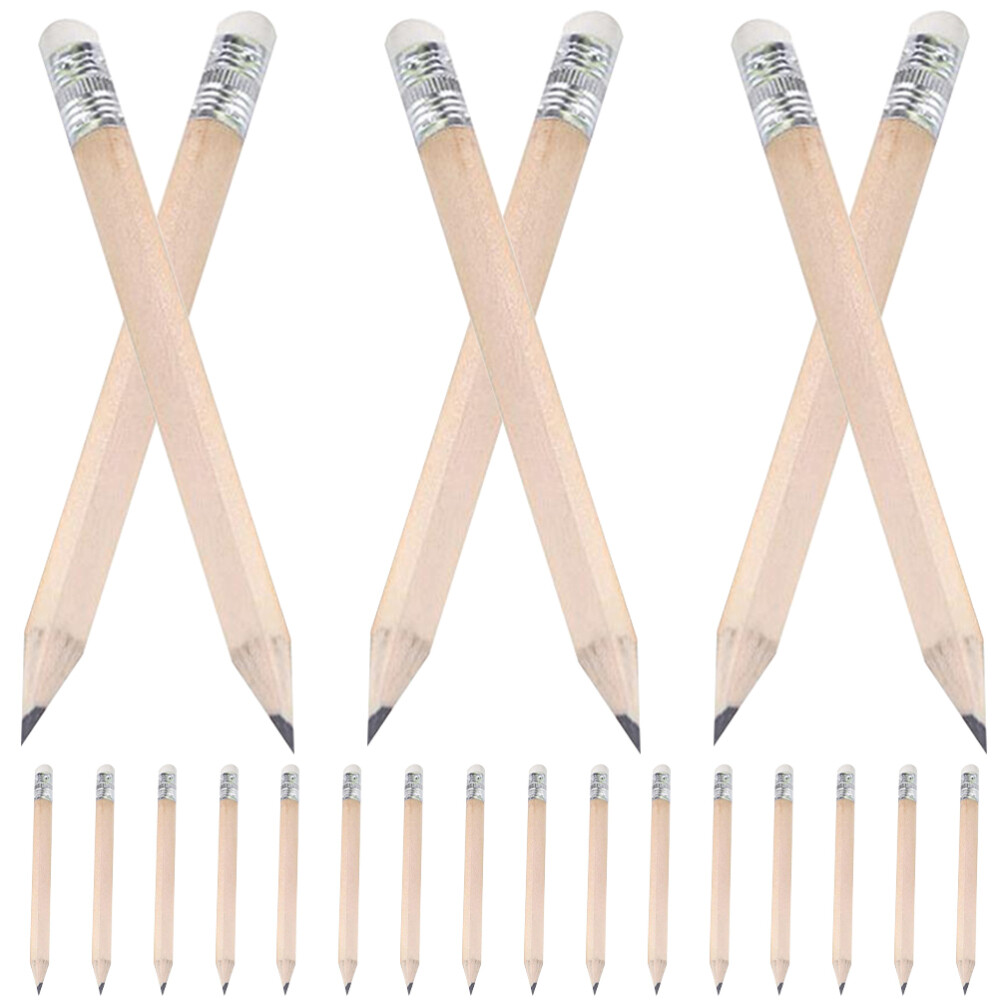 50 Pcs Fat Pencils Golf Short Scrapbook Sketching Student Toddler