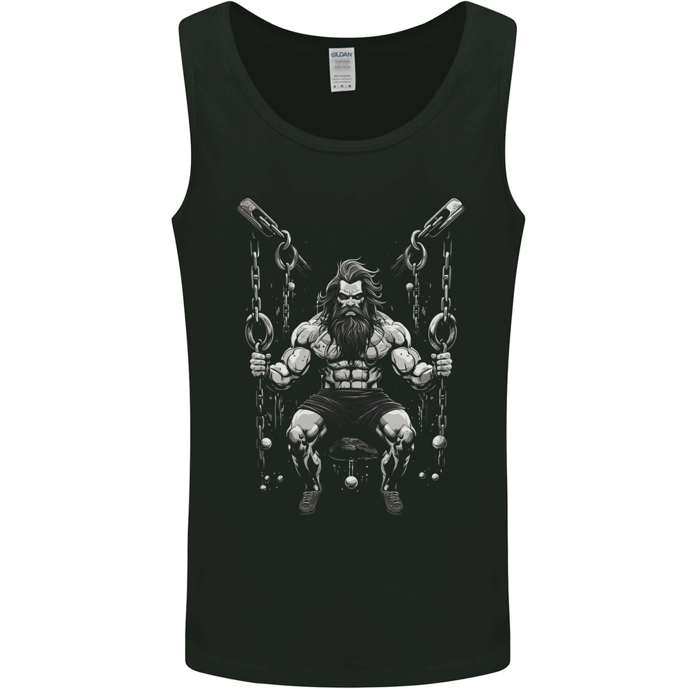 Fantasy Strong Man Gym Training Top Bodybuilder Mens Vest Tank Top