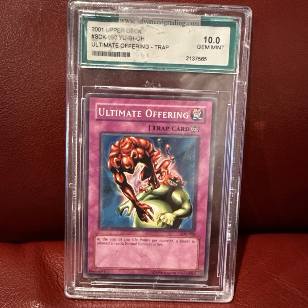2001 Yu-Gi-Oh! TCG Ultimate Offering Yugi SDK-050 GEM MINT 10 (AGS) 🔥🔥🔥
