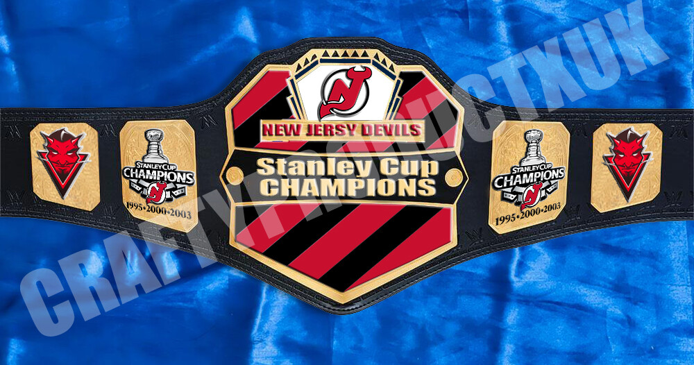 New Jersey Devils Ice Hockey Championship Belt