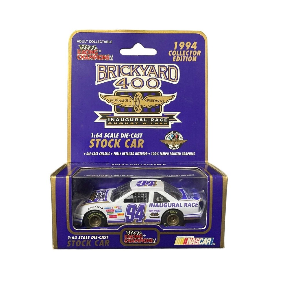 1994 NASCAR Brickyard 400 Inaugural Race 1/64 Stock Car by Racing Champions