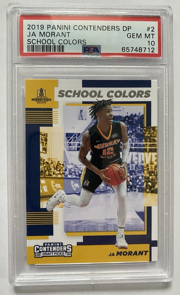 2019 Panini Prizm Draft #44 Ja Morant PSA 10 Gem Mint Rookie Card