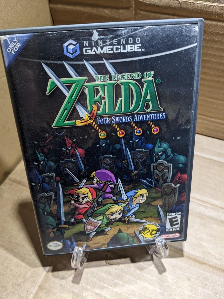 The Legend of Zelda: Four Swords Adventures (GameCube, 2004) NO MANUAL