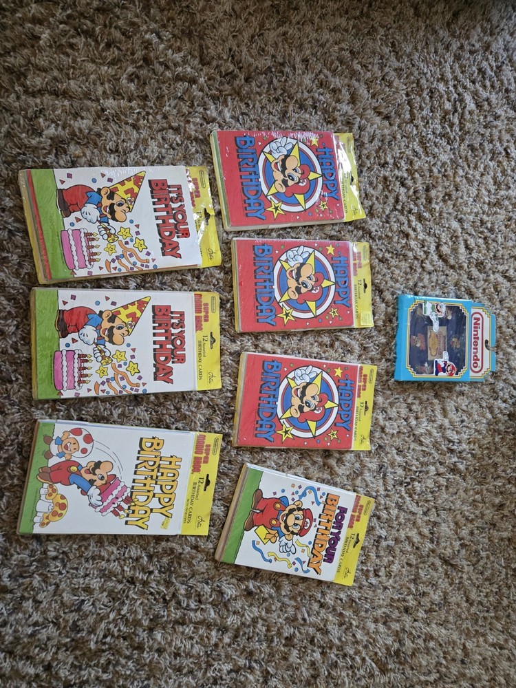 1989 Super Mario Bros Memorabilia