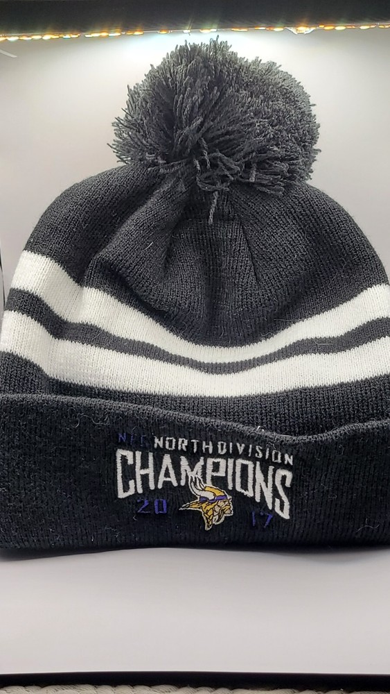 New Era Minnesota Viking NFC North Division Champions 2017 Black New Beanie