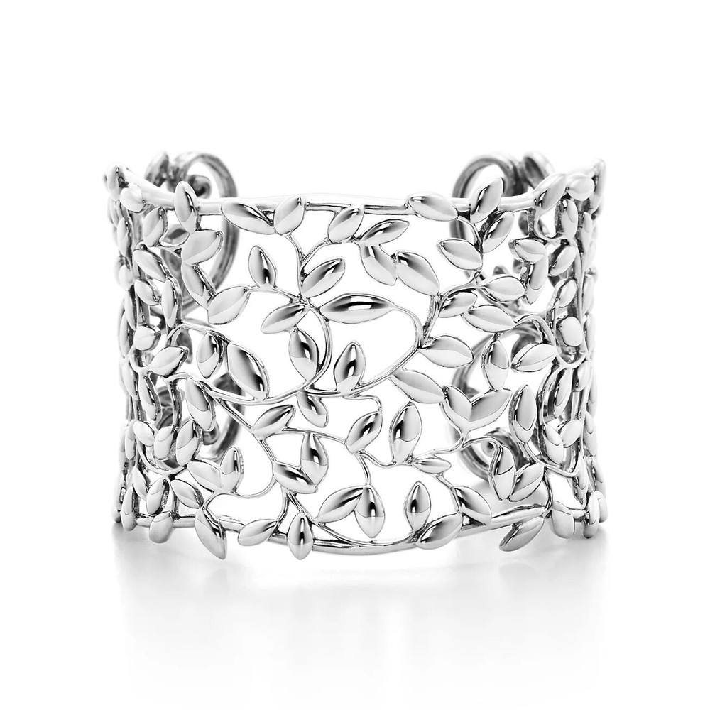 Tiffany's Paloma Picasso® Olive Leaf Cuff in Sterling Silver