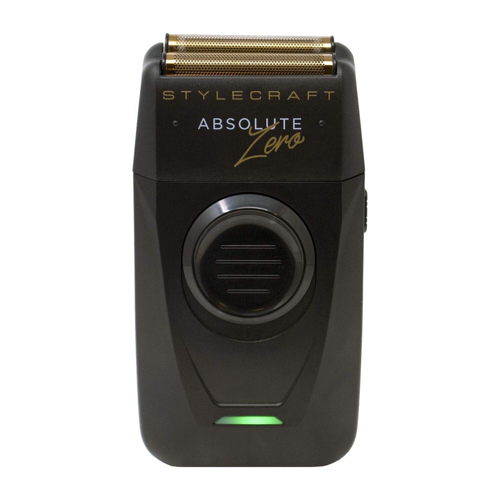 Gold Titanium Foil Shaver with Retractable Trimmer - Ultimate Grooming Tool