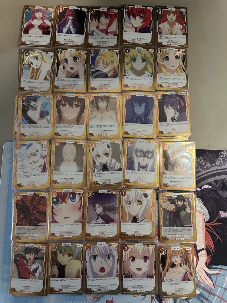 Osica High School DxD Hero Full R Raro Set 30 Tipos Holo Lámina Japonesa