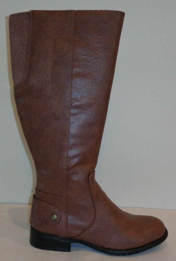 LifeStride Size 6.5 M WIDE CALF XANDY Dark Tan Knee High Boots New Womens Shoes