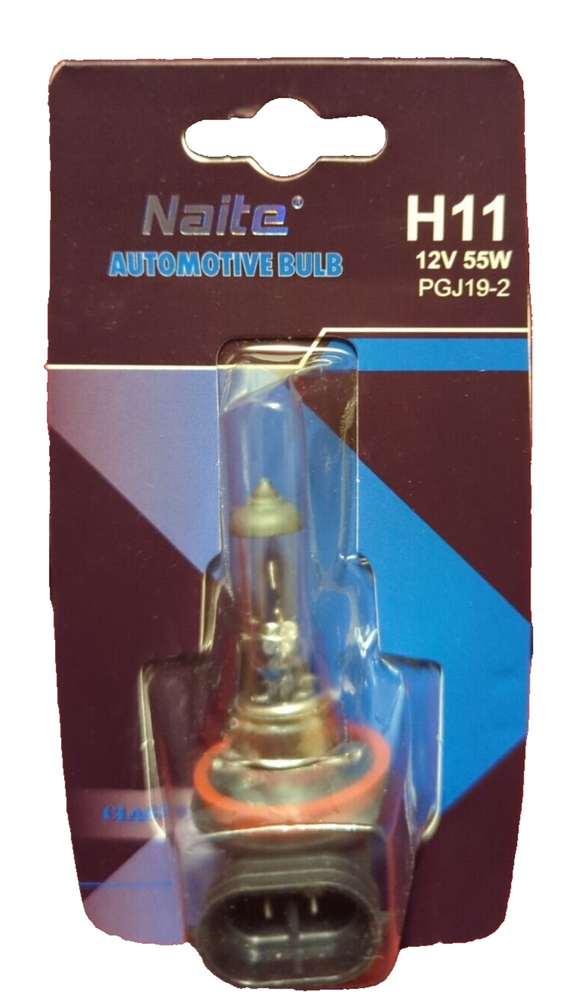Naite - PGJ19-2, H11, 12V, 55W/100W, Classic, Long Life Automotive Bulbs.