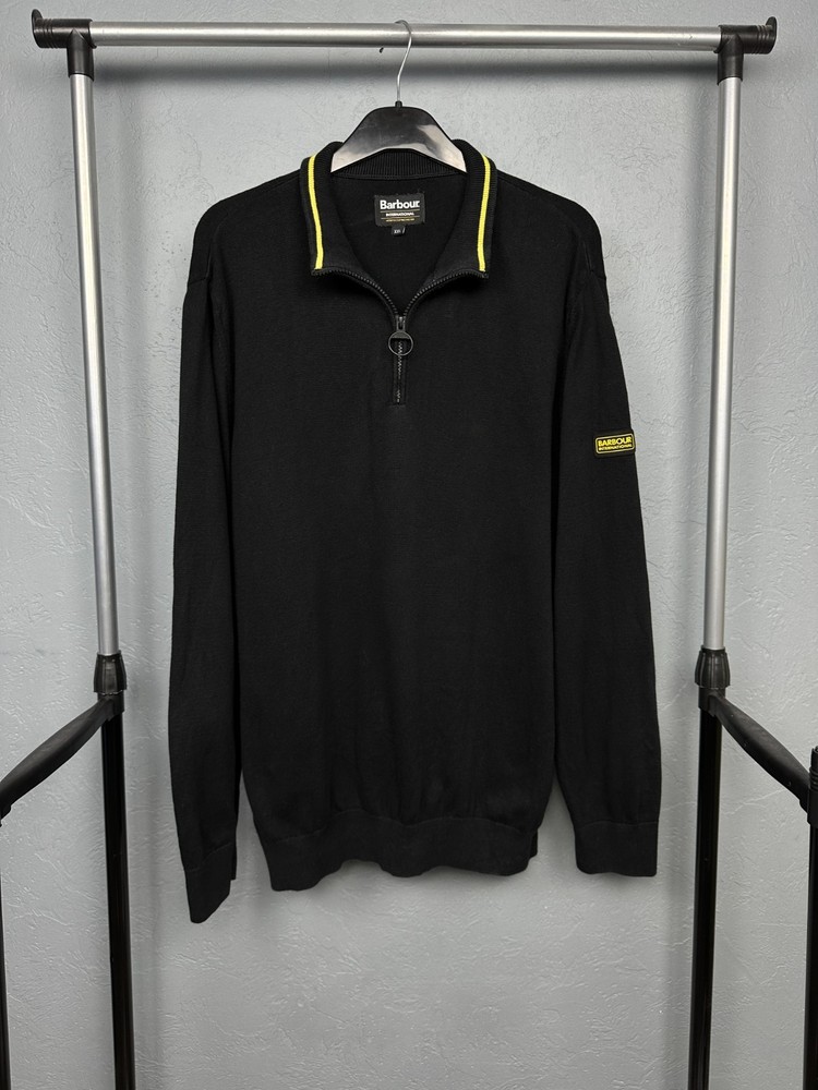 Barbour International Mens Quarter 1\4 Zip Sweatshirt Size XXL