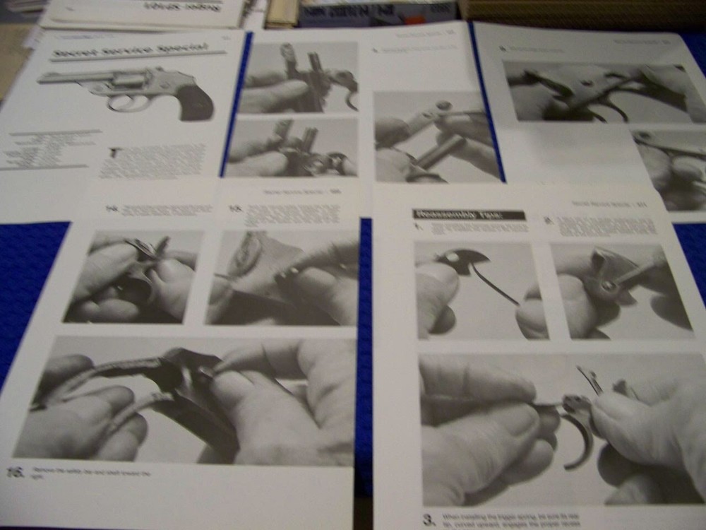 SECRET SERVICE SPECIAL & S&W MODEL 29 REV..FIELD STRIP & REASSEMBLY TIPS (647MM)