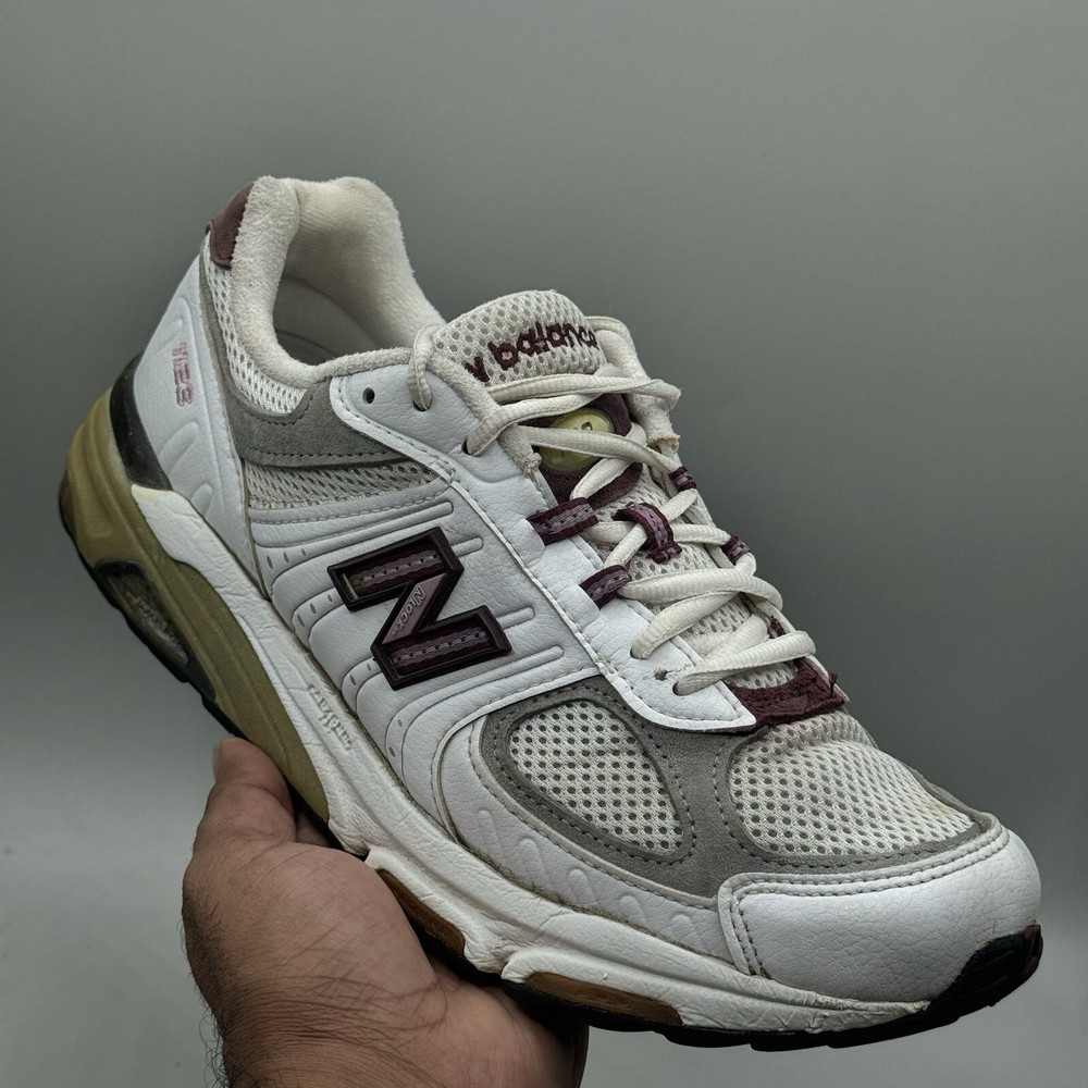 New Balance 1123 USA Women's Size 10 Shoes White Purple Athletic Sneakers