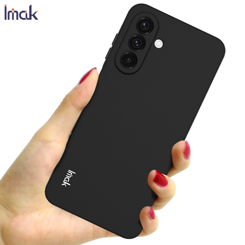 IMAK Soft Rubber Case for Samsung Galaxy A26 in Classic Black