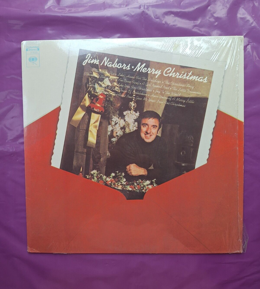 Jim Nabors Merry Christmas Vinyl LP 1972 KC 31630 Open Shrink