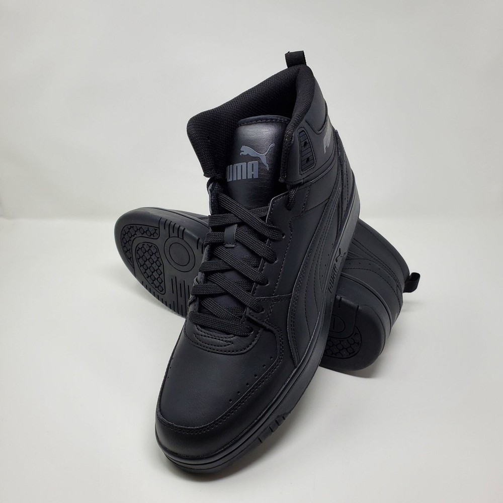 Puma Rebound Joy High Top  Mens Black Sneakers Men's Size 11 374765 07