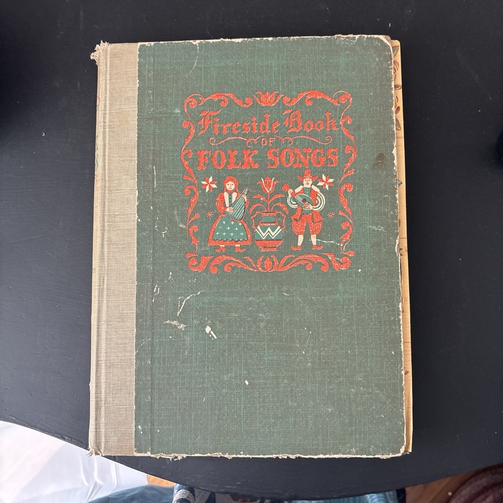 1947 - Fireside Book Of Folk Songs - Boni - Provensen - Lloyd - Antique