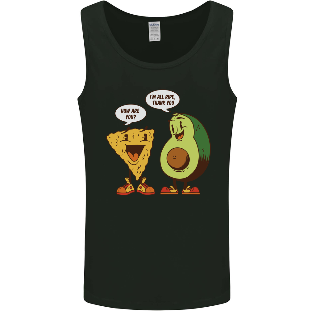 Funny Avocado Joke Mens Vest Tank Top