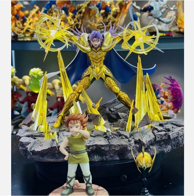 Zodiakos Studio Saint Seiya Aries Mu Resin Model  1/6 Scale H35cm In Stock KIKI