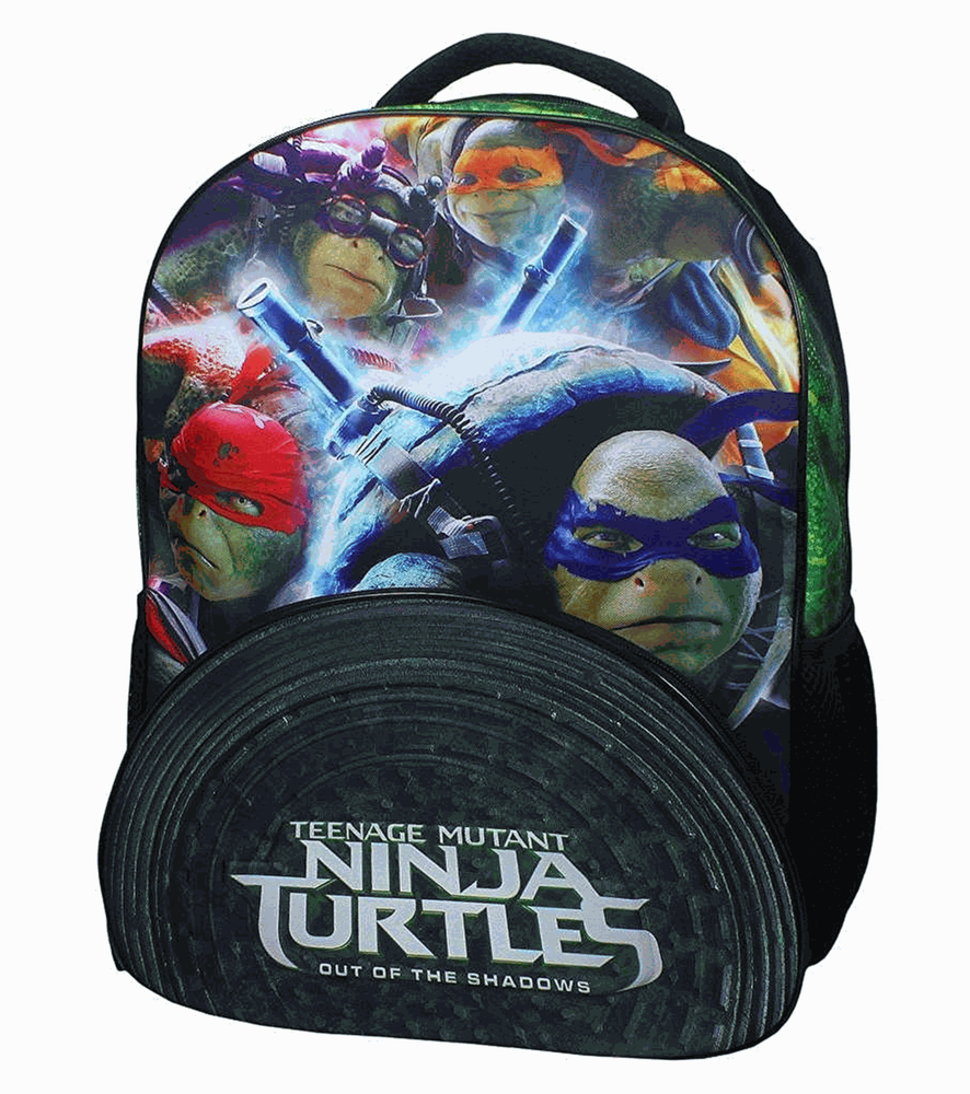 2016 TNMT Teenage Mutant Ninja Turtles out of The Shadows Backpack Nickelodeon