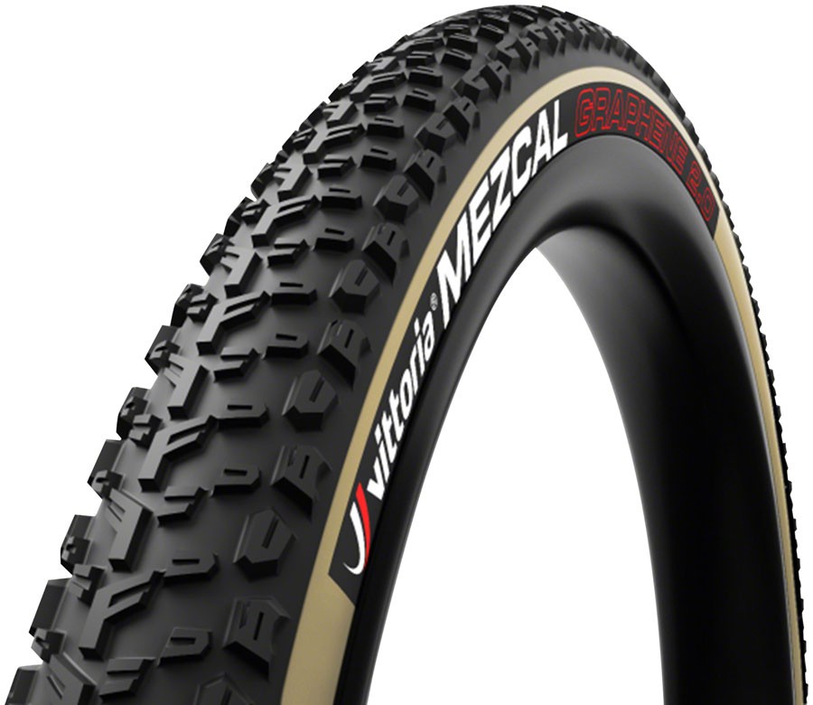Vittoria Mezcal III 29x2.35 Tubeless Folding MTB Tire Black/Tan 4C Race G2.0