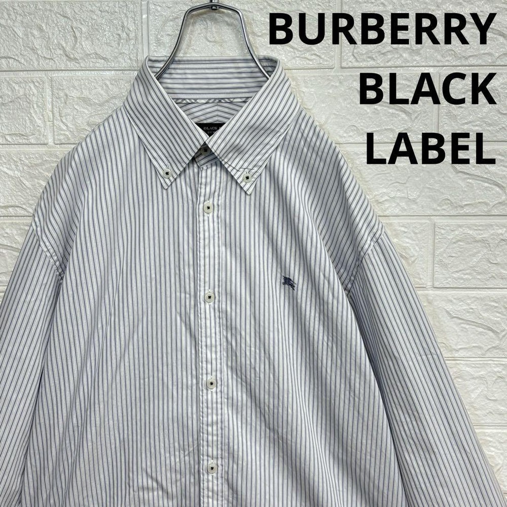Burberry Black Label Anonymous long sleeve striped shirt F/S from Japan
