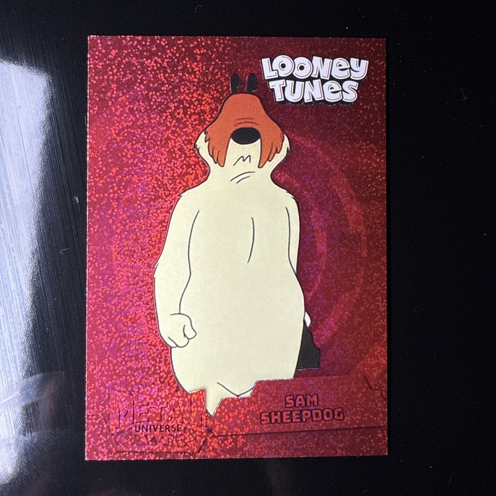 2024 FLEER RETRO LOONEY TUNES METAL UNIVERSE 43 SAM SHEEPDOG PINK FX MINT