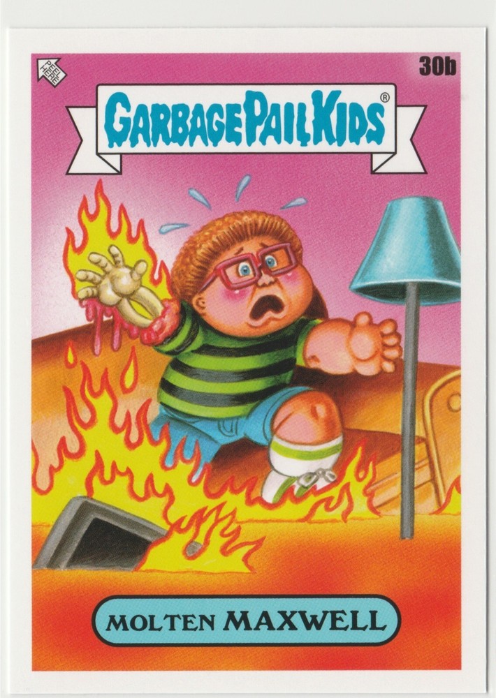 Molten Maxwell #30b Garbage Pail Kids GPK 2024 Kids At Play KAP Series Card