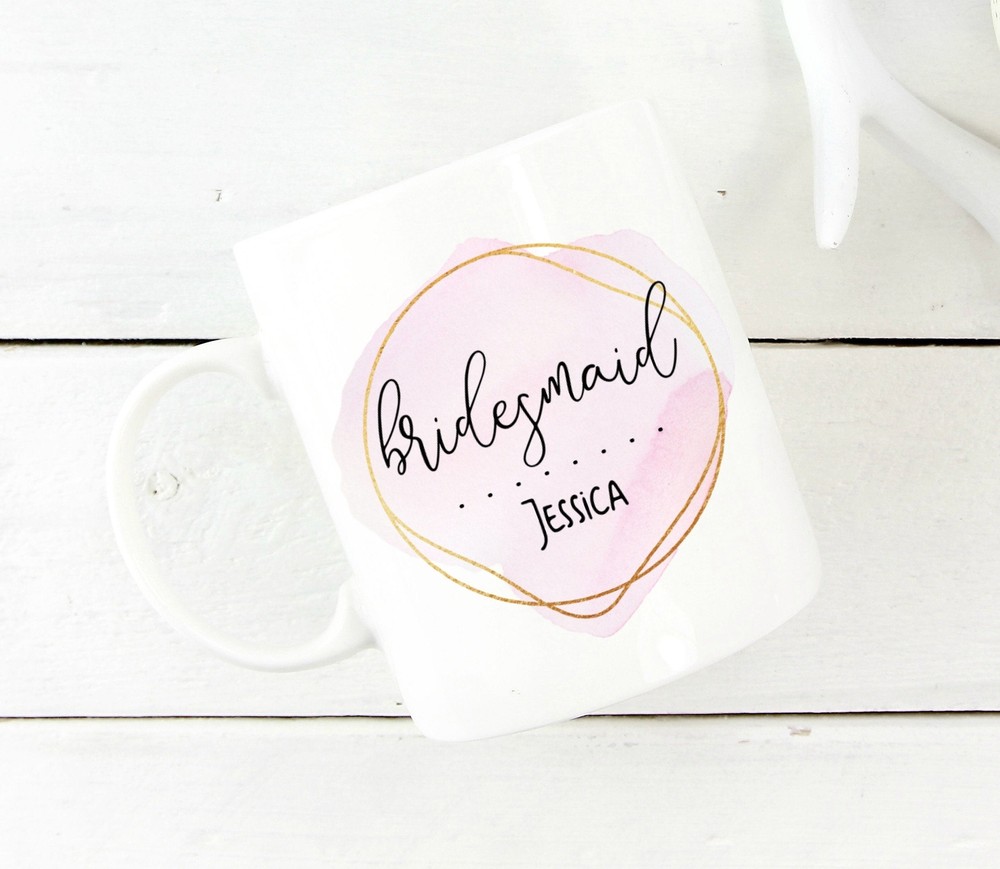 Bridesmaid Coffee Mug Bridesmaid Gift Custom Wedding Favor Bridal Party